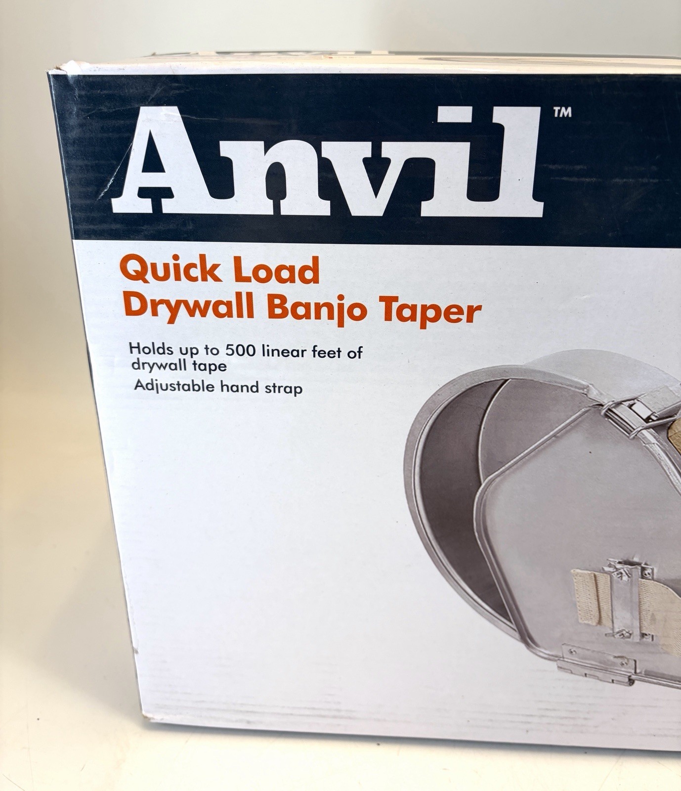 Anvil 8 3/4 in Quick Load Aluminum Drywall Taper Banjo W/ Wooden Handle DTBA-HD