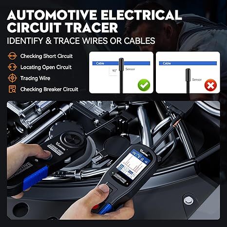 VDIAGTOOL V200Pro PowerScan Circuit Tester Electrical Power Probe Tool 12V/24V