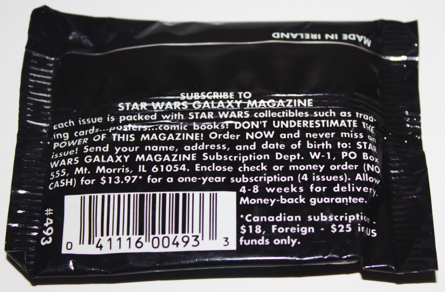 Official Star Wars Caps Pog 1 FACTORY SEALED 4 MilkCap + Slammer Pack 1995 Topps