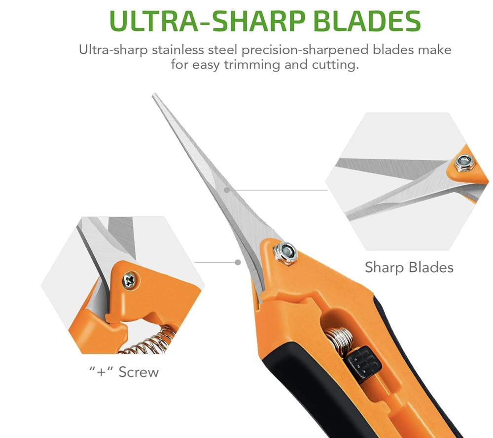 Pruning Scissors Garden Shears Hand Tools Plant Trimming Pruners 1-2 pack