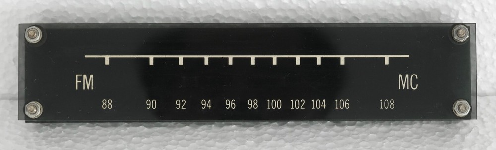 EICO HFT-90 FM Tuner Dial Glass Assembly