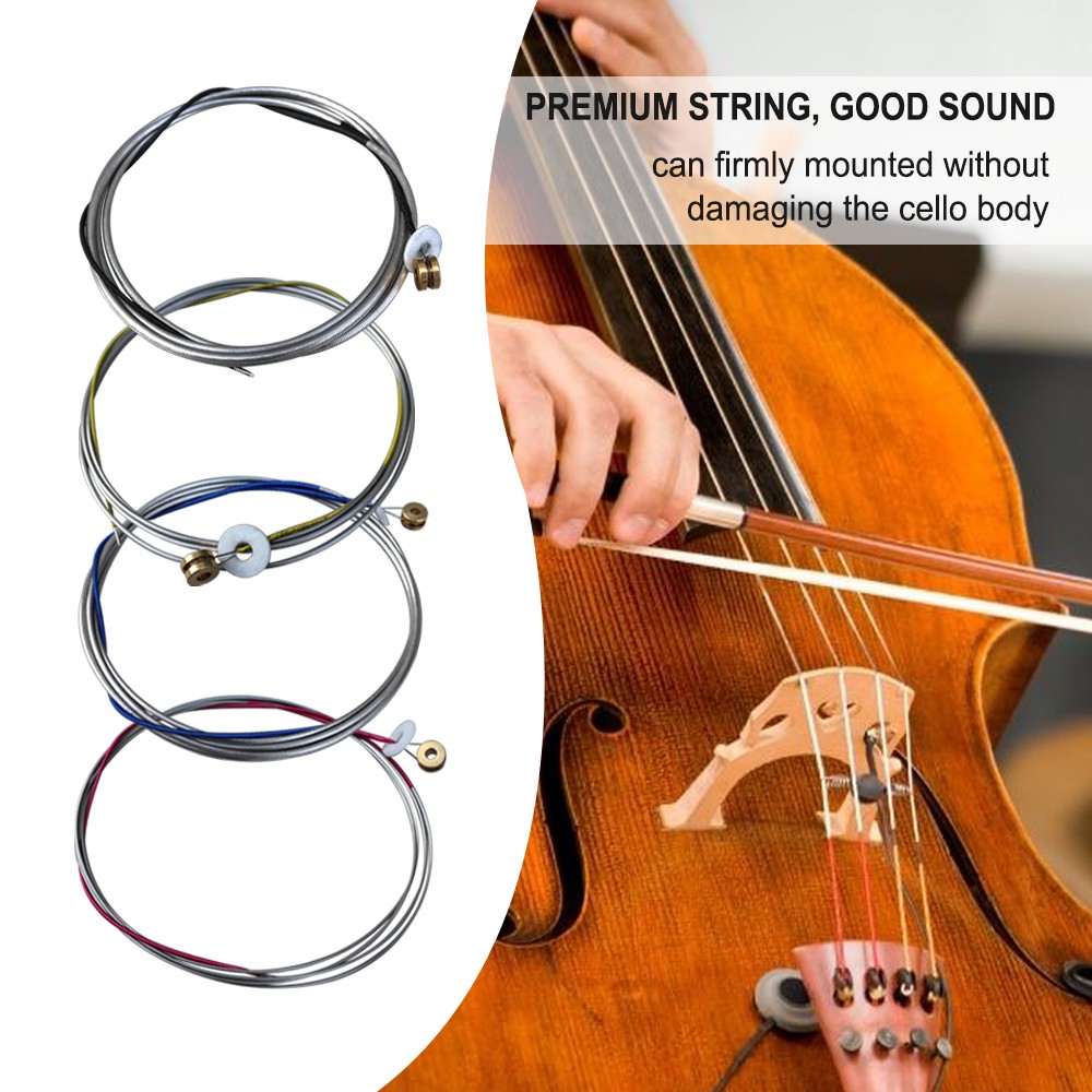 1 set 3/4 4/4 Upright Double Bass String Steel durable Strings Bass accessory