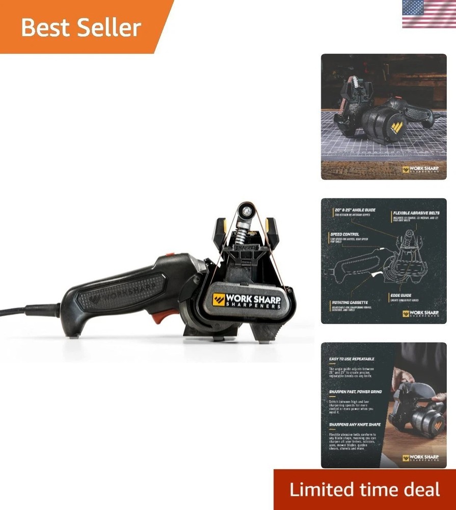 MK2 Professional Electric Knife & Tool Sharpener Adjustable Belt System