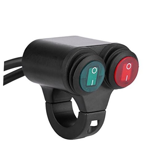Motorcycle ON/Off Switch, 22mm Universal Motorcycle Handlebar Headlight Model D