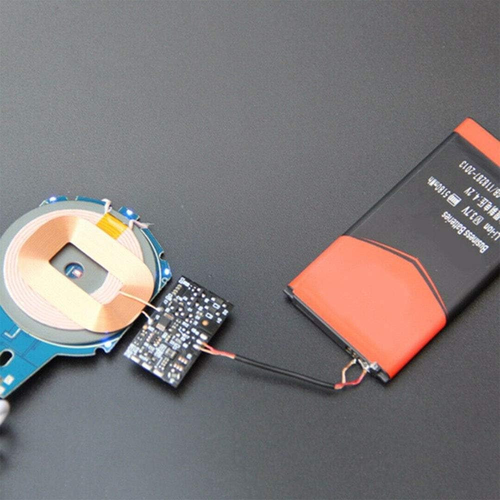 2Pcs Wireless Charger Receiver Module PCBA Board Coil Universal Qi DIY