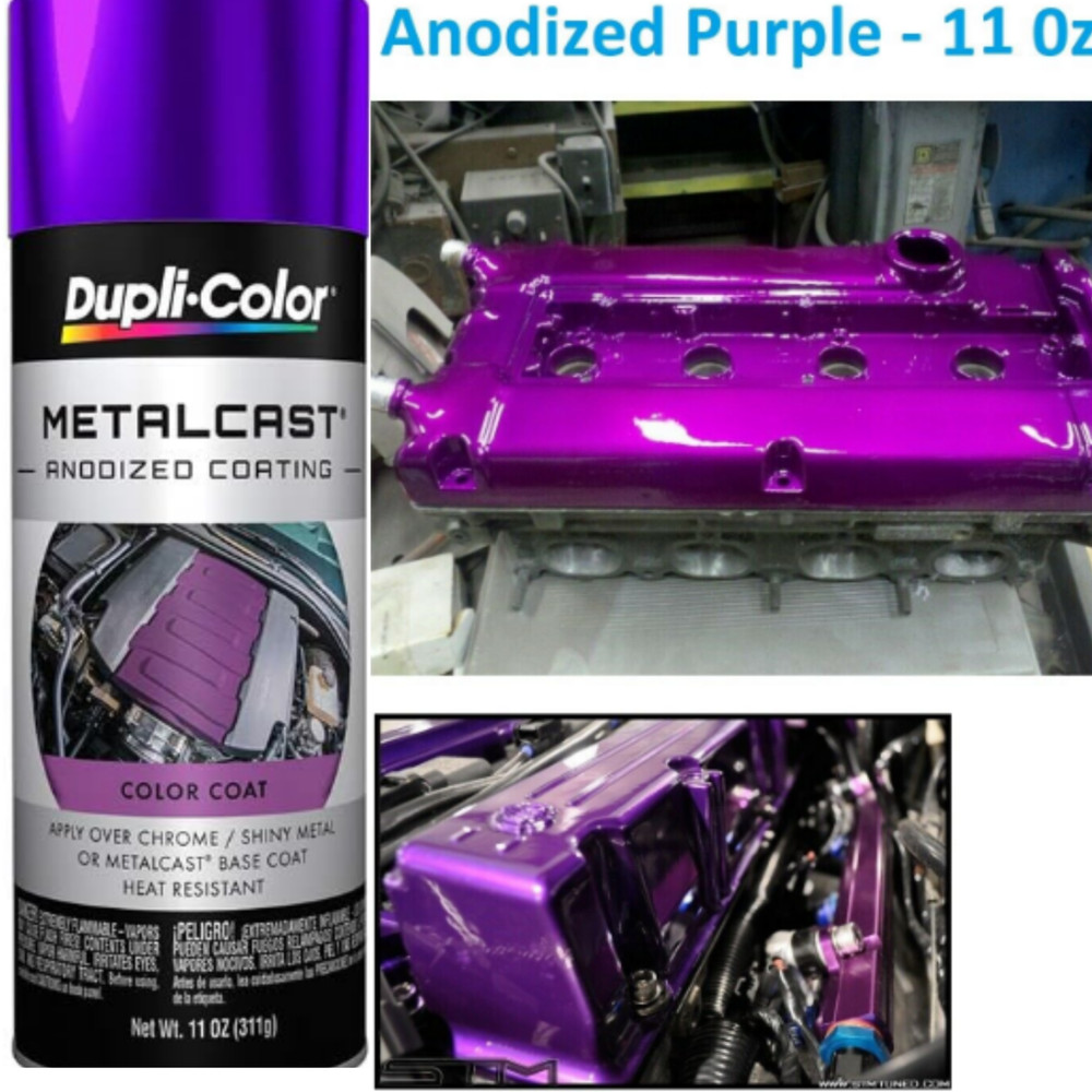 Purple Anodized Coating Spray Can Brake Engine Custom Caliper Paint High Temp