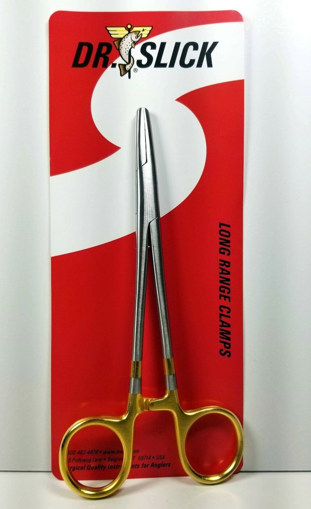Dr. Slick Long Range Clamps 7" Gold Loop - New