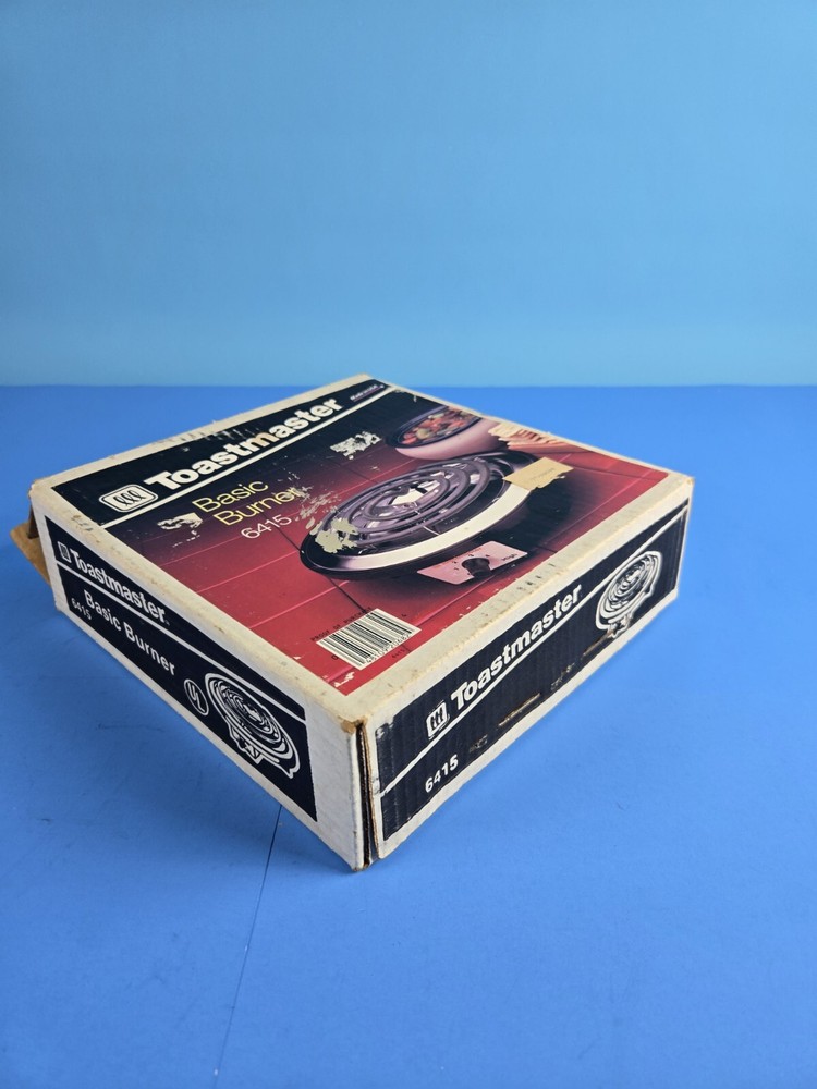Toastmaster Basic Burner Single Burner Buffet Range #6415 NOS