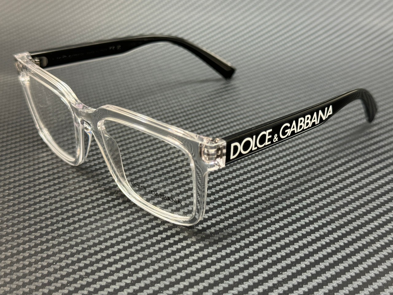 DOLCE & GABBANA DG5101 3133 Crystal Men's 52 mm Eyeglasses