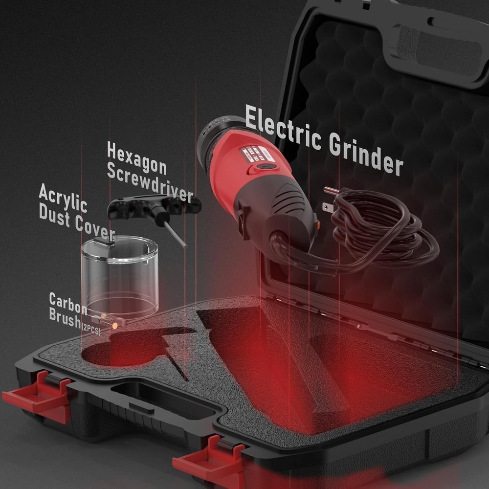 110V TIG welding Tungsten Electrode Sharpener Grinder Handheld 4 Sizes 3 Angles