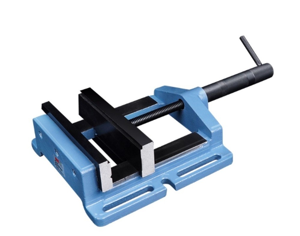 Multi-Function Heavy-Duty Precision Bench Vise with Flat Jaw Drilling Clamping