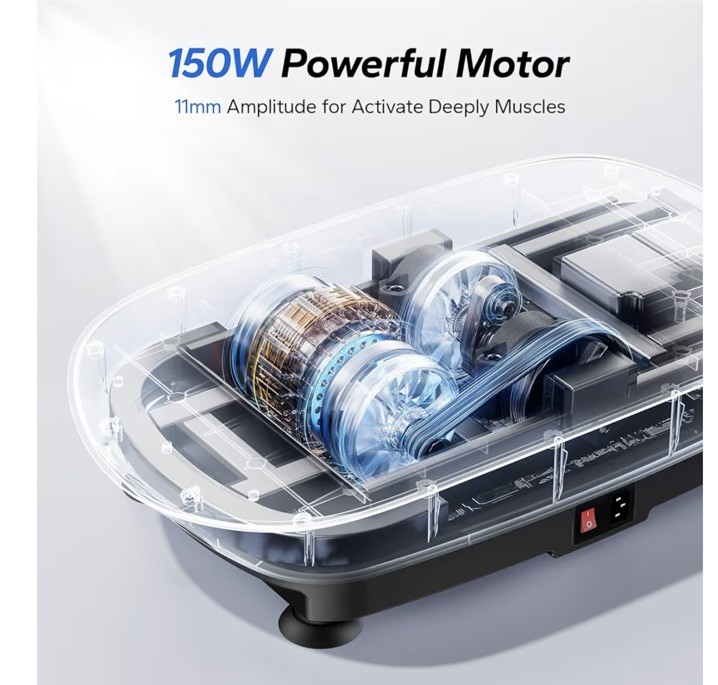 MERACH 2398 Vibration Plate Exercise Machine Vibration Plate Bluetooth Auto Mode