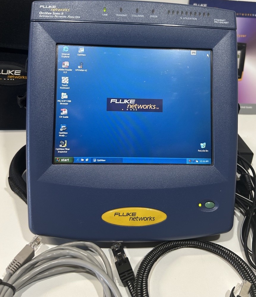 Fluke Network Optiview Series II Integrated Network Analyzer Excellent Condition