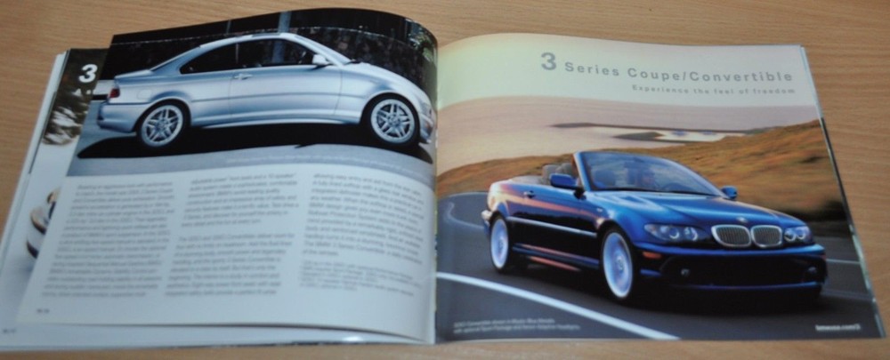 2005 BMW Model Range USA Brochure Prospekt ENG Edition