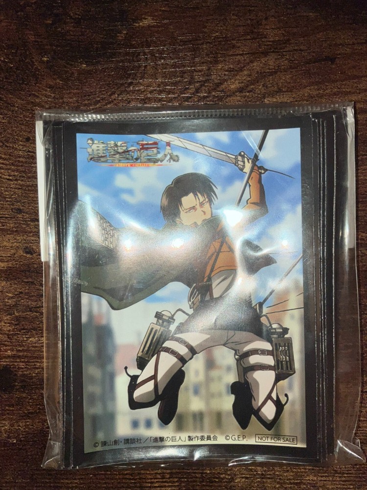 Attack On Titan Sleeves Levi Ackerman Card Sleeves 30