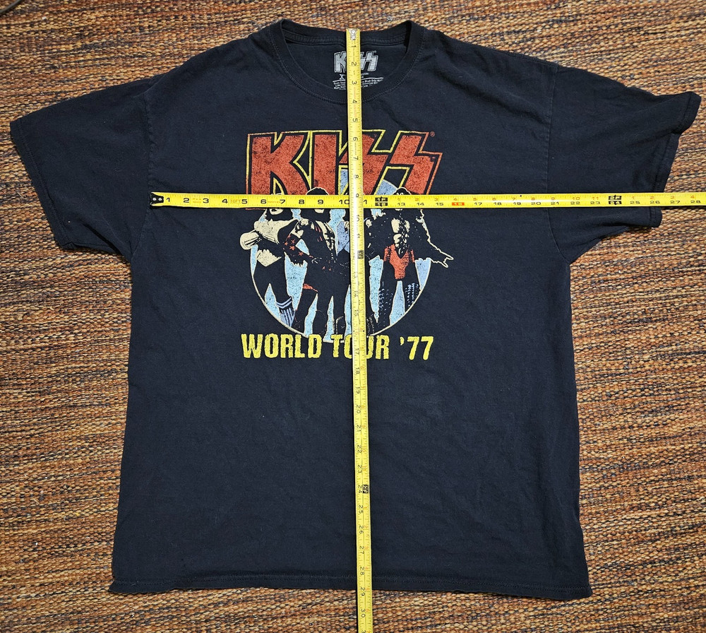 Official KIss 1977 Tour Replica Shirt XL