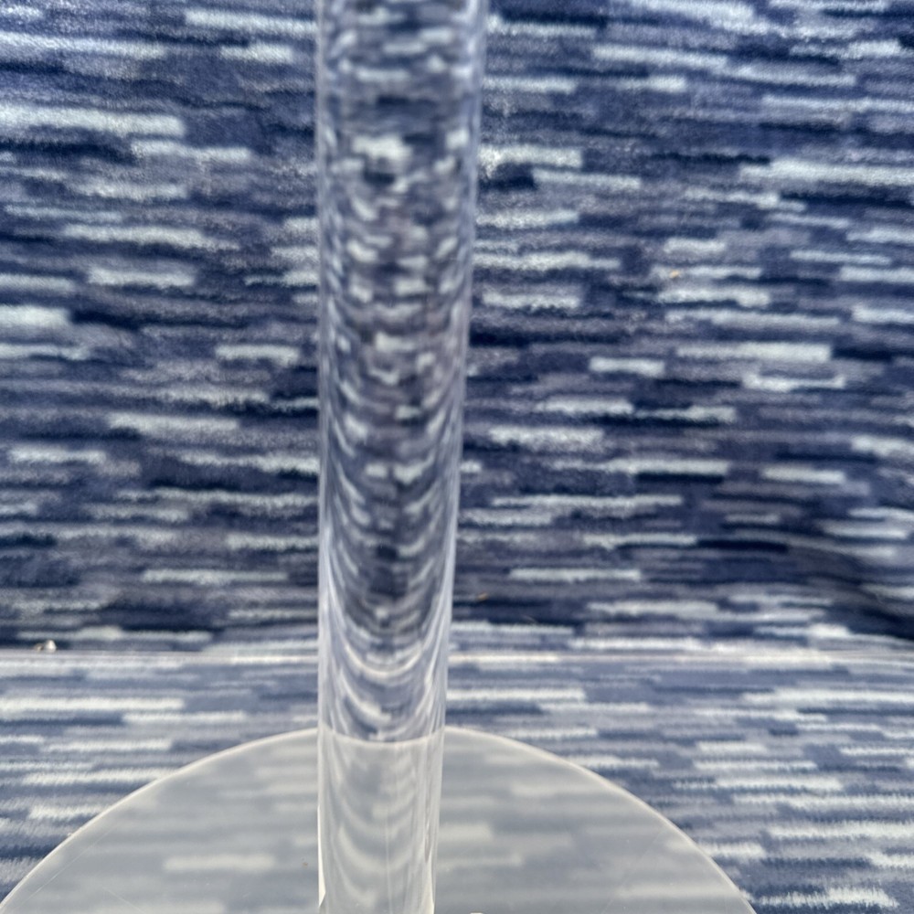 Clear acrylic pedestal Round