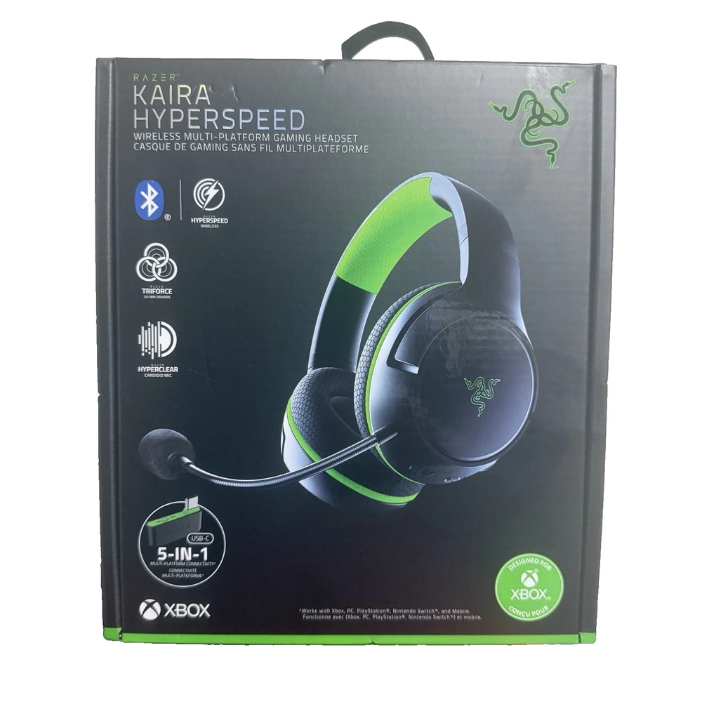 Razer Kaira HyperSpeed Wireless Multi-Platform Gaming Headset - NEW !!!