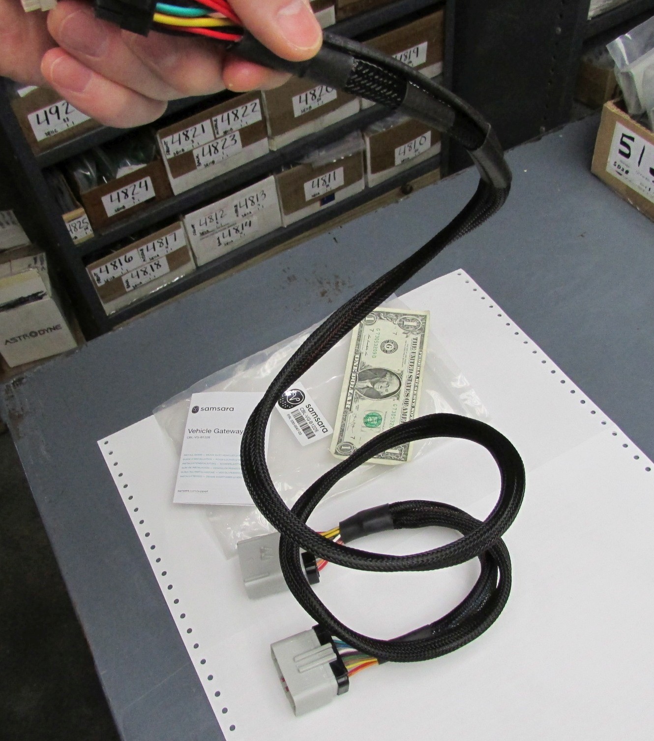 Samsara CBL-VG-B1226 / 030-0047-03 Vehicle Gateway Harness, Diagnostic Test GPS