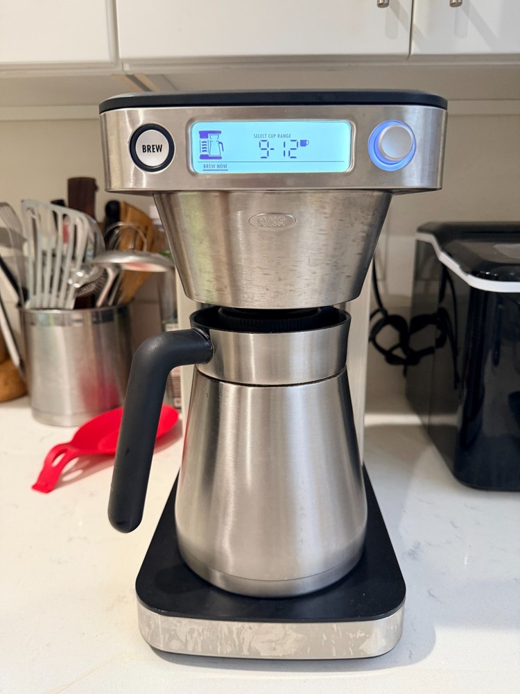 OXO Brew 12-Cup Coffee Maker With Podless Single-Serve Function, Silver- 8721200