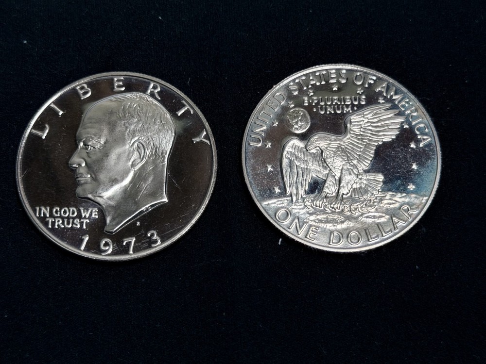 1973-S Cameo Proof Eisenhower "Ike Silver Dollar" Coin