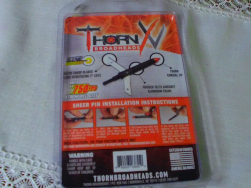 Thorn XV broadhead 100 grain compound