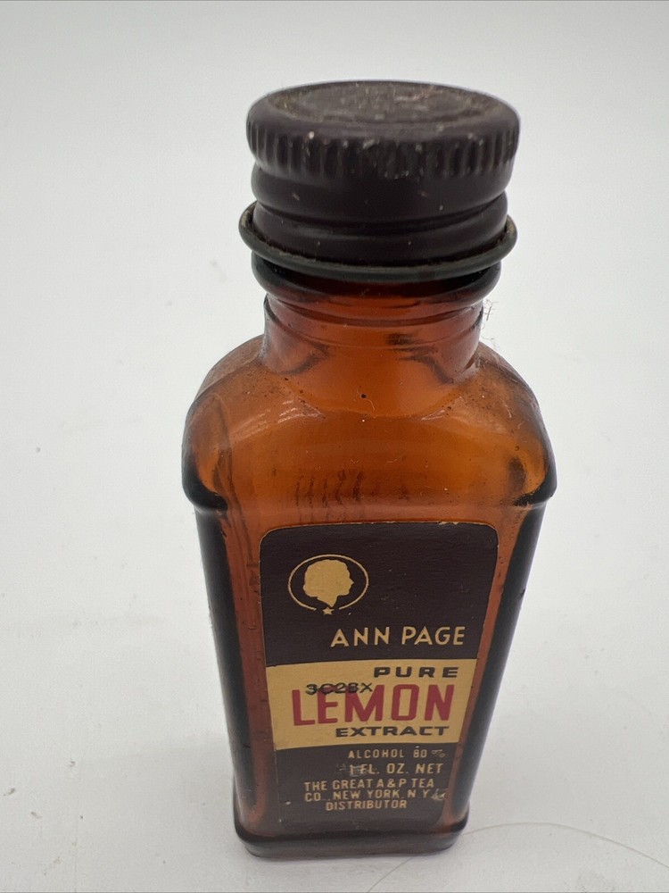 Vintage ANN PAGE Lemon Extract Bottle 2 fl. oz.