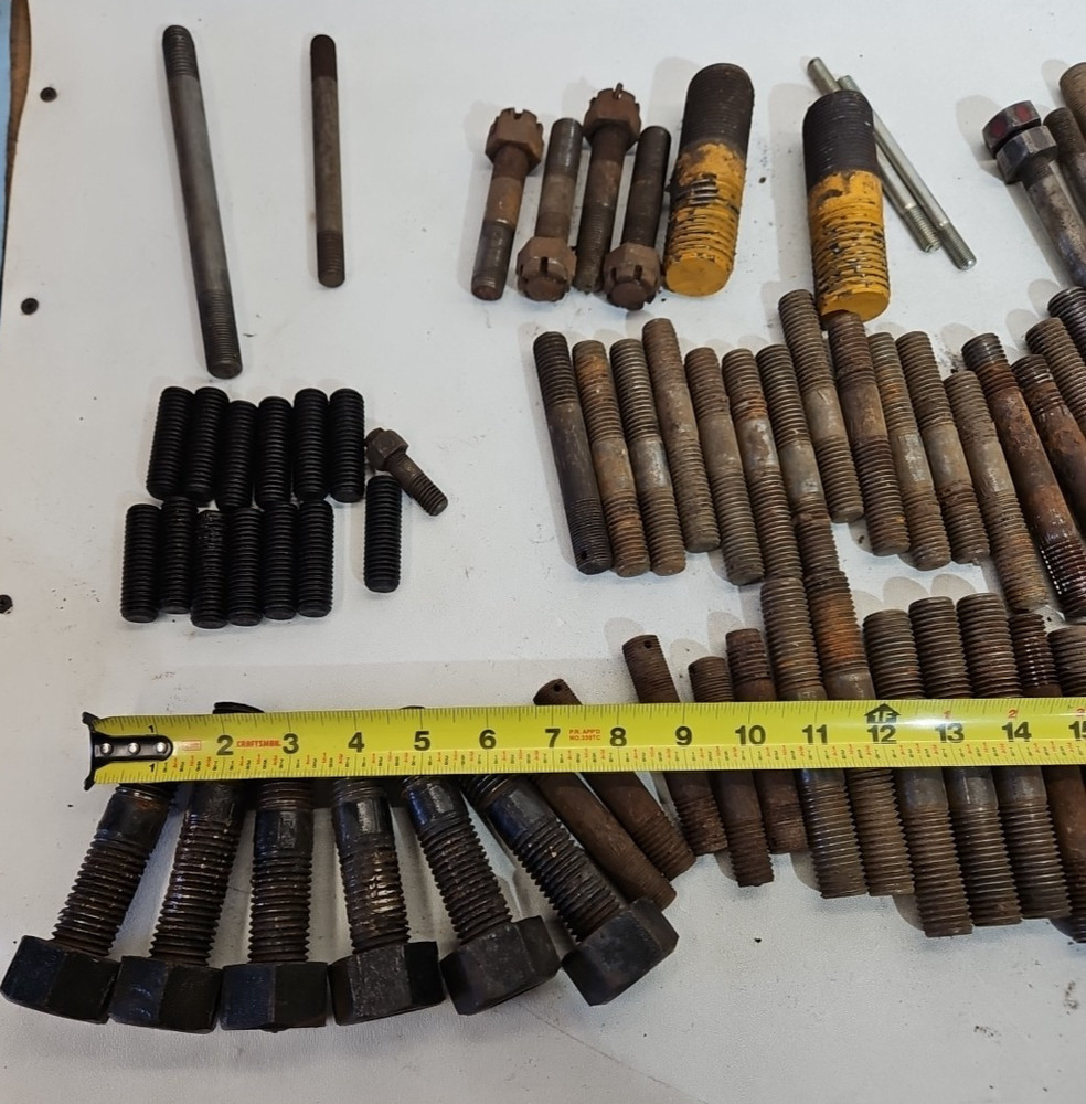 Stud Bolts Old Engine Steam Hit Miss