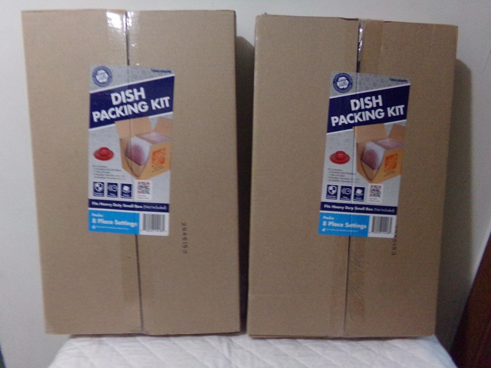 2 PACK (16) Dish Packing Kit 1006188690