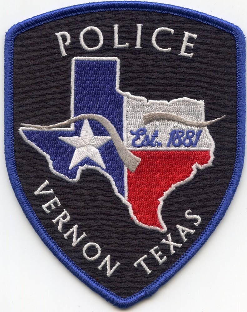 VERNON TEXAS POLICE PATCH