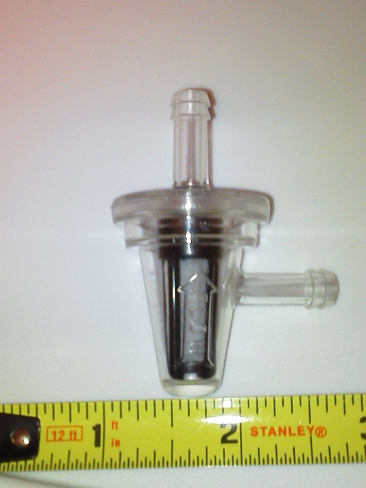 Fits Honda ATV DIRT BIKE CLEAR INLINE GAS Right Angle FUEL FILTER 1/4" 6mm 7mm