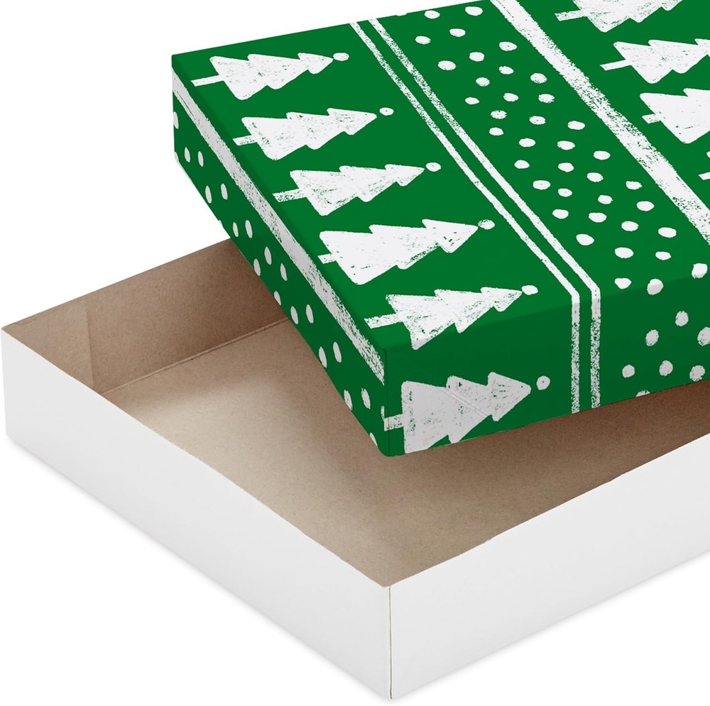Christmas Gift Boxes with Lids 12 Pack Medium Holiday Present Boxes