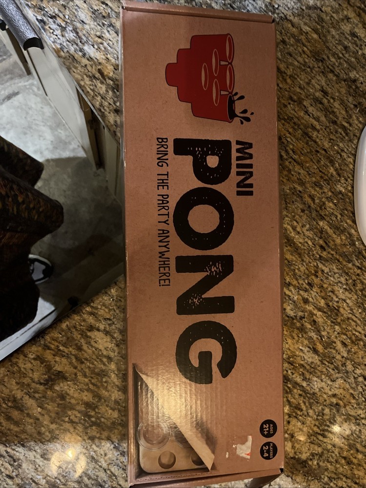Mini Wooden Table Beer Pong