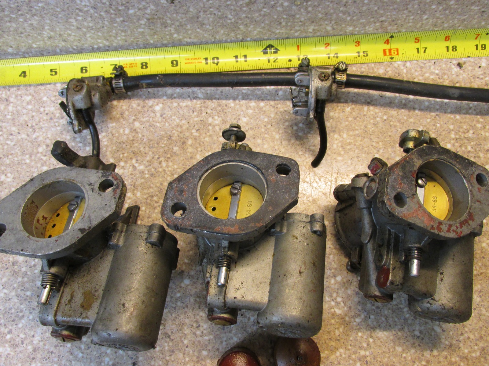 Mercury Outboard 115 HP (1150) Carburetors carbs WMK1 WMK2 WMK3 5702A19