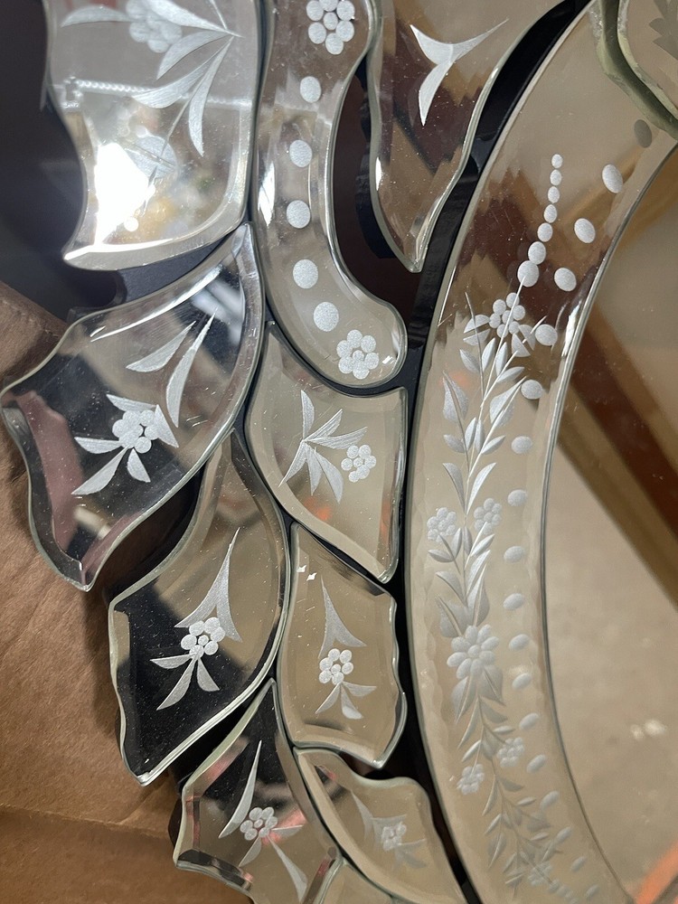 Ernhart Oval Venetian-Style Mirror