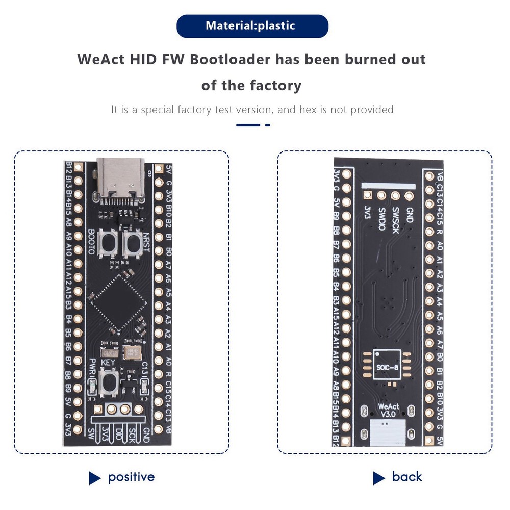 STM32F401 Development Board, STM32F401CEU6 STM32F4 Learning Board, Support Tz9838