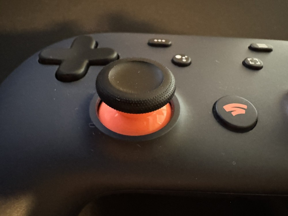 Google Stadia Founders Limited Edition Blue Controller - works - Bluetooth