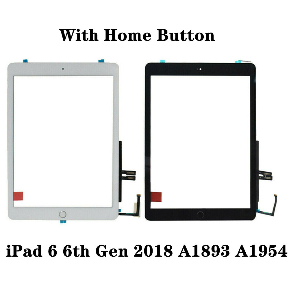 Touch Screen Panel Replace / Home Button For iPad 6 6th Gen 2018 A1893 A1954