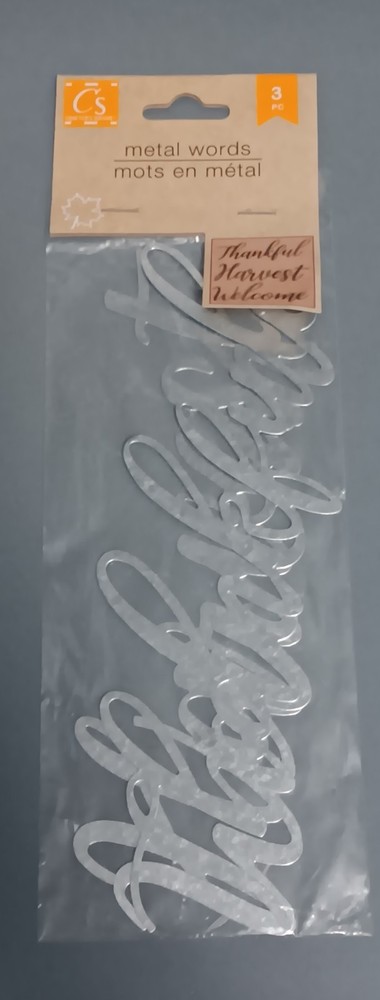 Crafter's Square Metal Words
