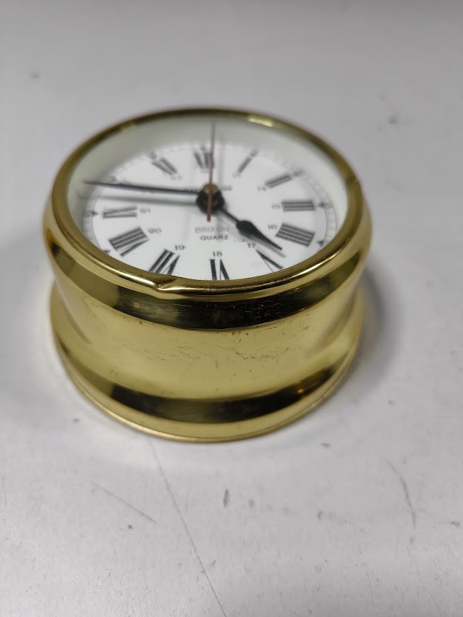 Brixon Marine Time Quartz Clock - Used, Working