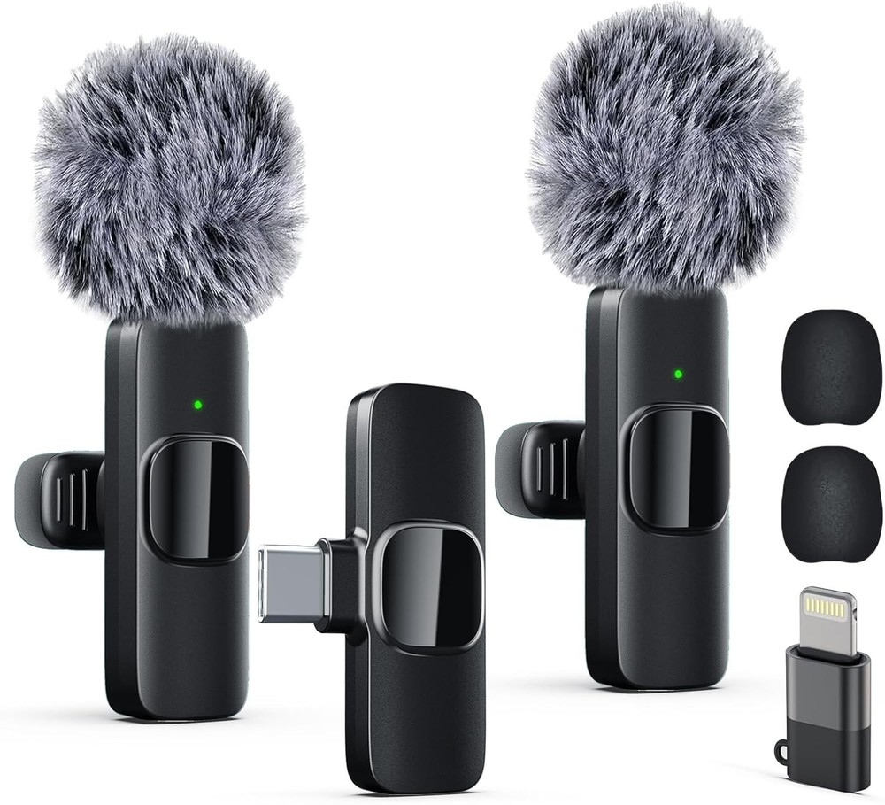 Omnidirectional Wireless Microphone for Video Recording with Plug & Play Feature