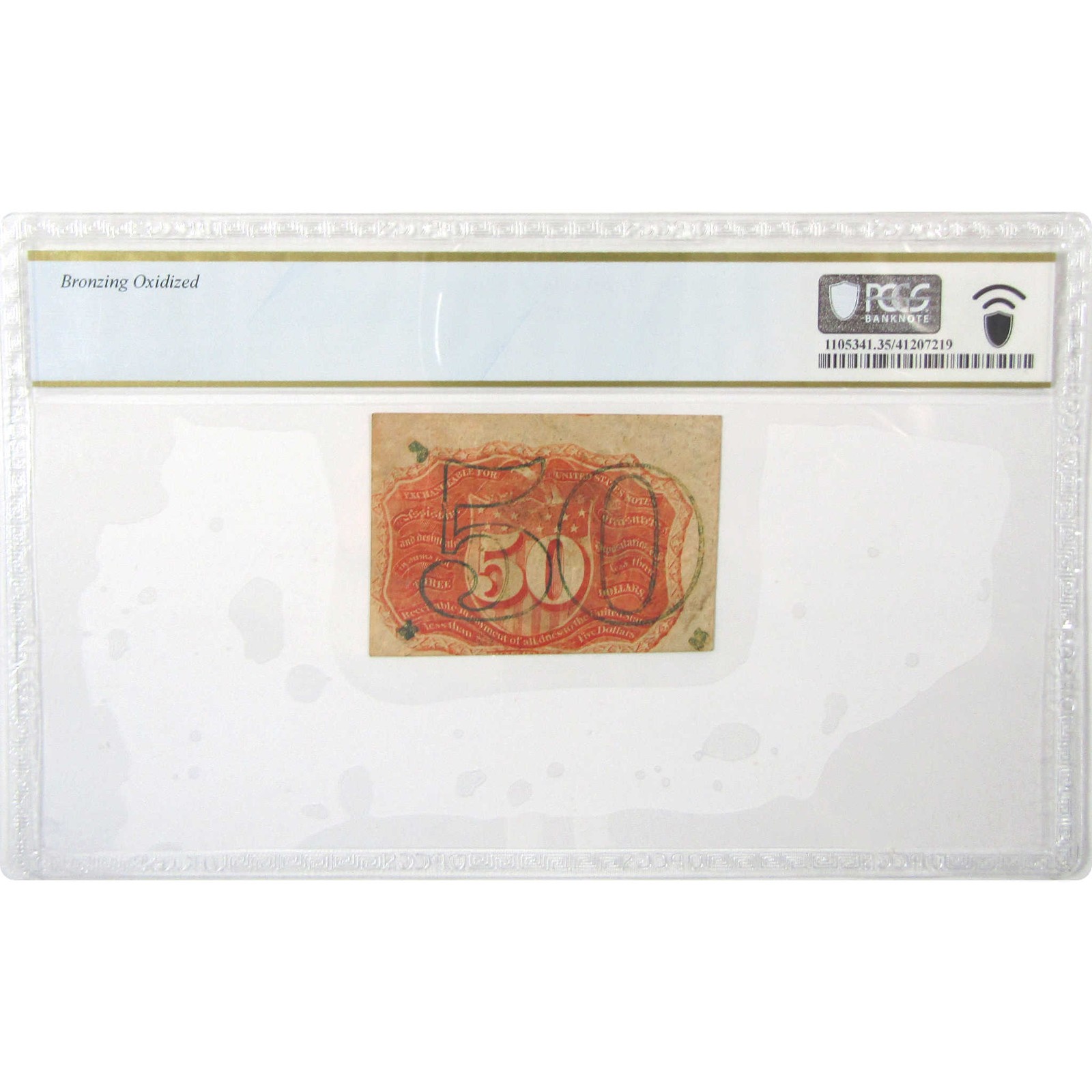 50c Fractional Note Second Issue FR1317 VF 35 Details PCGS SKU:I23285