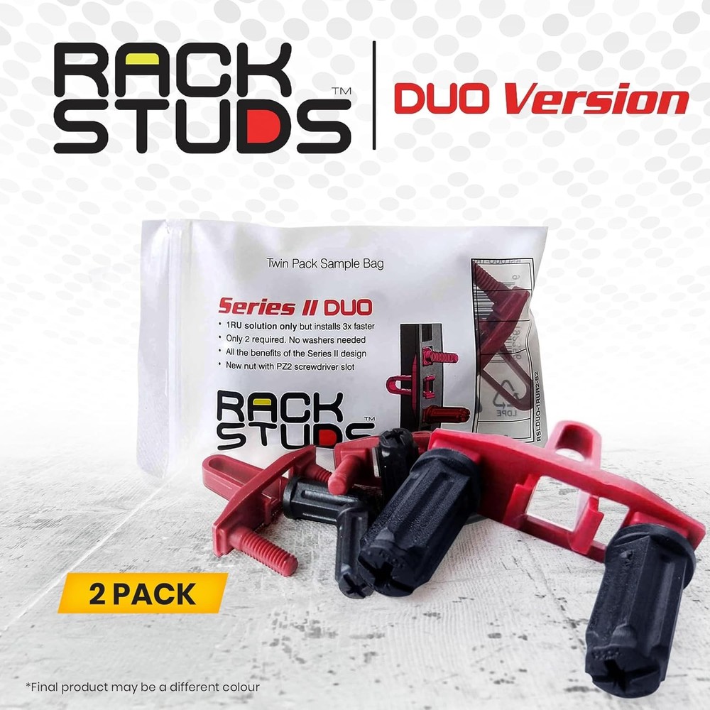 DUO2 1RU Series II Rack Mount Solution - Effortless Alternative 2-Pack Sample