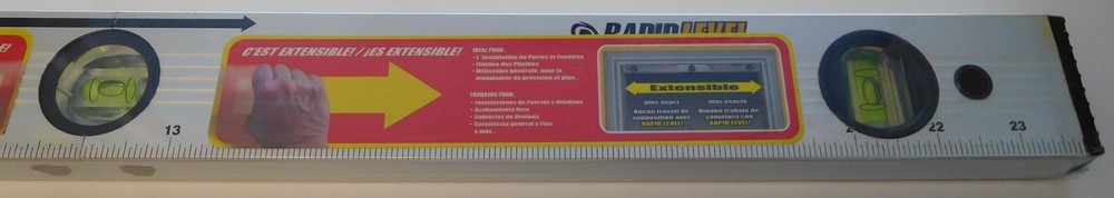 Rapid Level 00006 24" to 36" Extendable Level