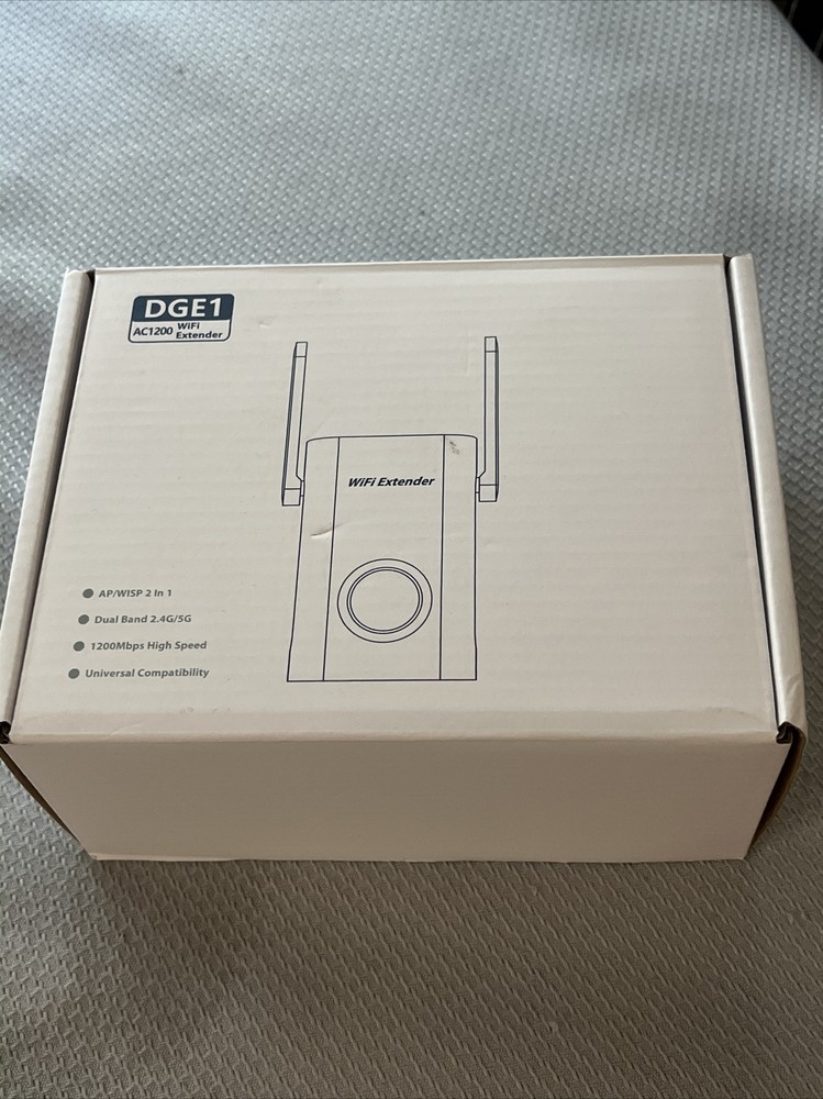 Wifi Extender AC1200 DGE1 Universal Compatibility