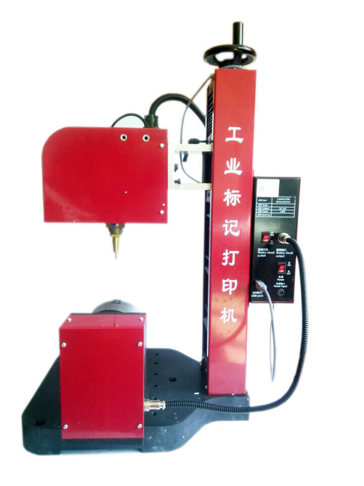 Pneumatic Rotary Dot Peen Marking Machine for Circle & Flat Surface Marking 220V