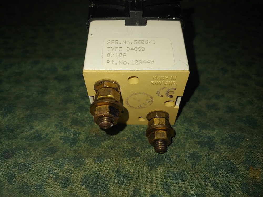 Hobut Ammeter 0-10 Amp Electrical Meter # B48SD - (23348-B3)