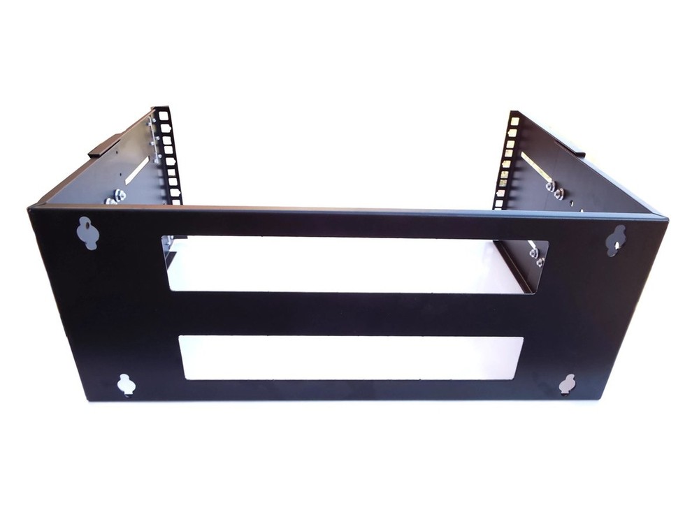 CNAweb 4U 19-Inch Hinged Extendable Network Wall Mount Equipment Rack Bracket