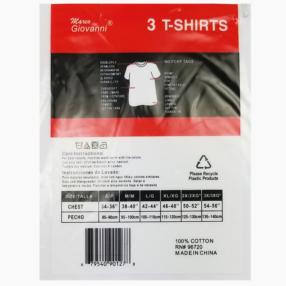New 3-12 Pack Men's 100% Cotton Tagless T-Shirt Undershirt Tee Plain White S-XL
