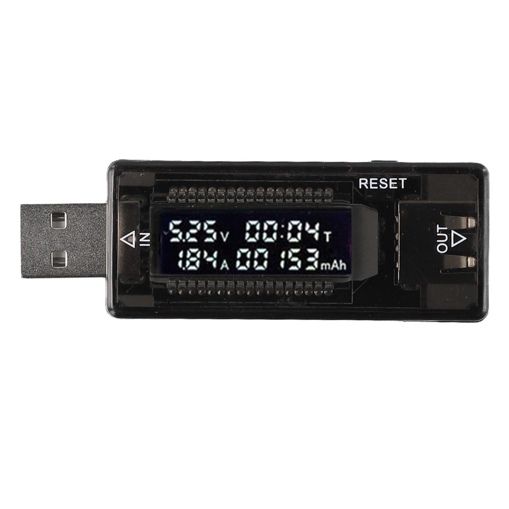 Durable USB Detector LCD Display Power Capacity Tester Current Meter